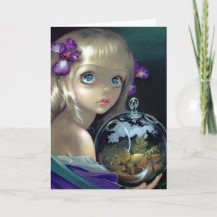 "Microcosm: Triceratops" Greeting Card