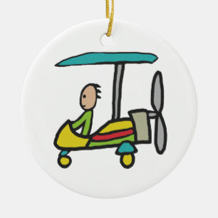 Microlight Ceramic Ornament