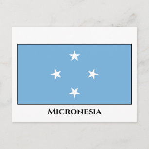Micronesia Flag Postcard