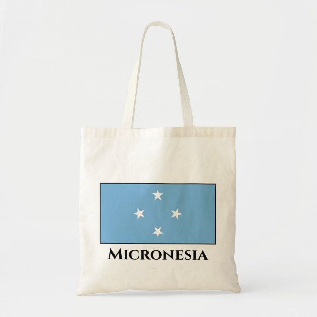 Micronesia Flag Tote Bag (Front)