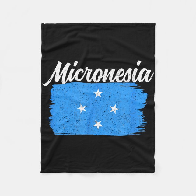 Micronesia  fleece blanket (Front)