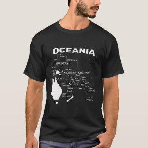 Micronesia Map Polynesia Map Melanesia Map T-Shirt