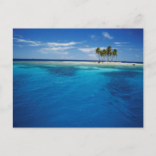 Micronesia, Tonowas, View of idyllic tropical Postcard