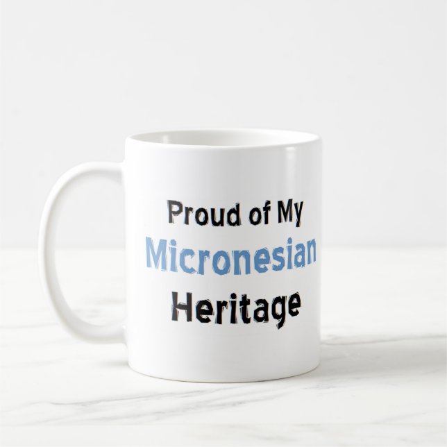 micronesian heritage coffee mug (Left)