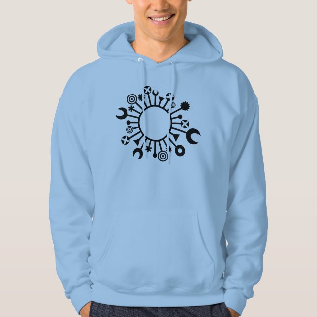 microorganism - Black Hoodie (Front)