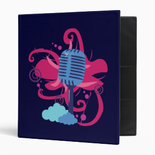 Microphone Art Explosion Binder