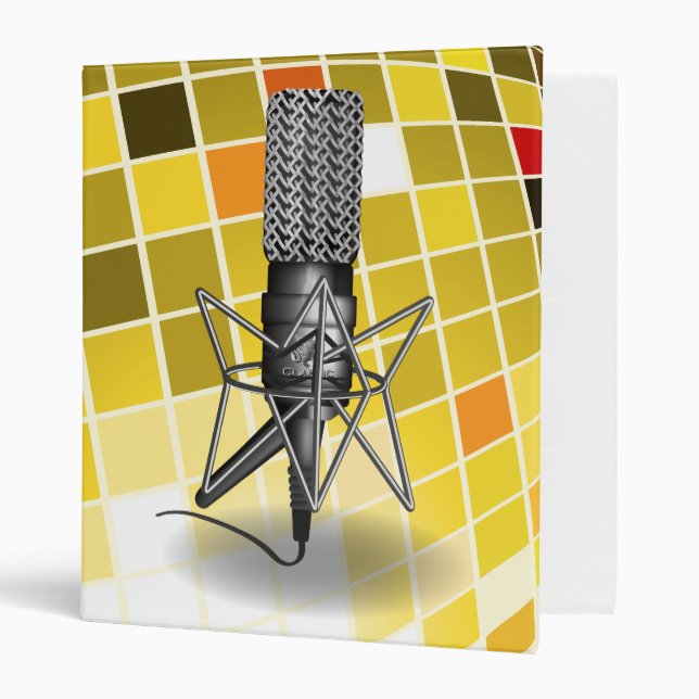 Microphone Disco Binder (Front/Inside)