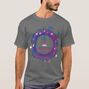 microphone for music performance boy T-Shirt
