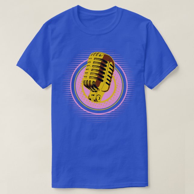 Microphone Hiphop V9 T-Shirt (Design Front)