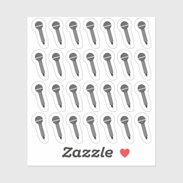 Microphone Karaoke Concert Podcast Bujo Planner (Sheet)