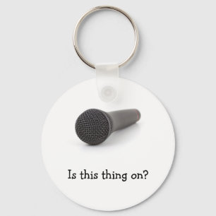 Microphone Keychain