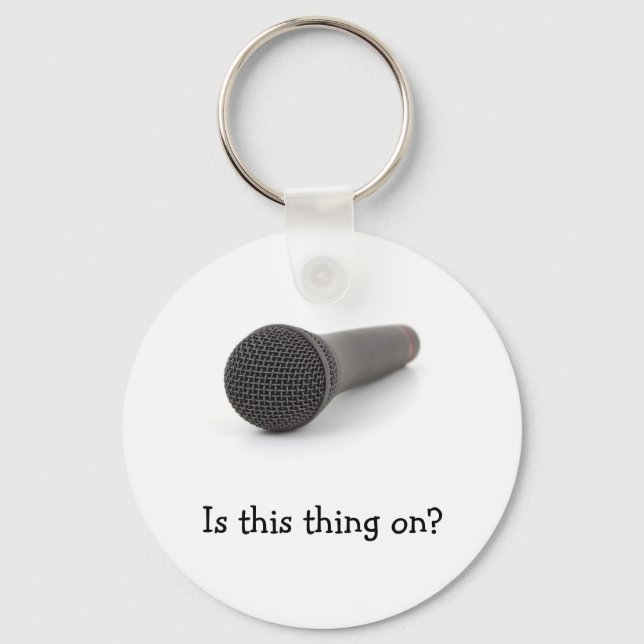 Microphone Keychain (Front)