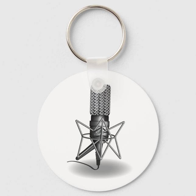 Microphone Keychain (Front)