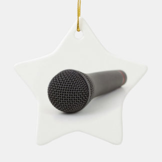 Microphone Photo Ceramic Ornament