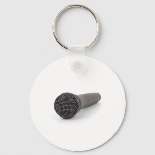 Microphone Photo Keychain