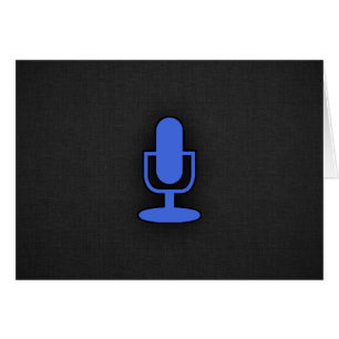 Microphone Royal Blue