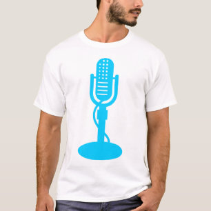 Microphone - Sky Blue T-Shirt