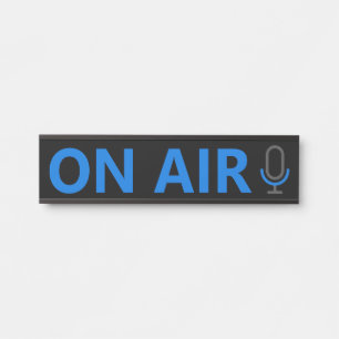 Microphone Symbol, On Air Door Sign