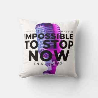 microphone throw pillow