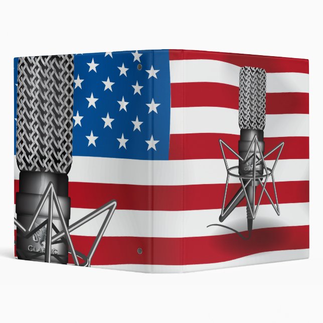 Microphone USA Binder (Background)