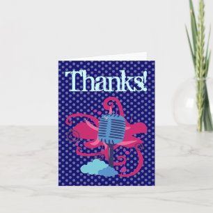 MicrophoneThank You Cards