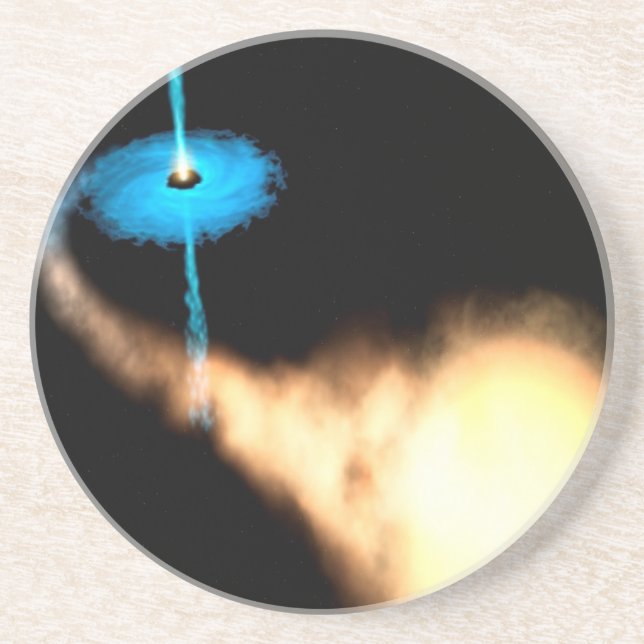 Microquasar Discovered in our Galaxy Coaster (Front)