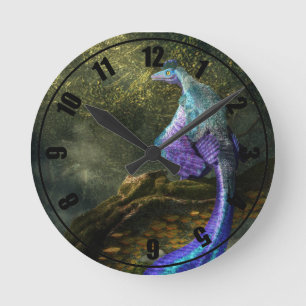 Microraptor Round Clock