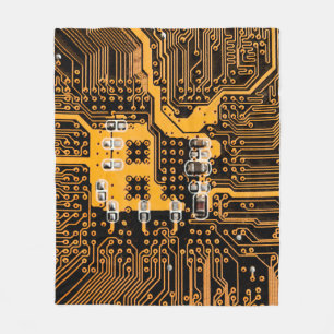 Microschema texture illustrationchip,micro,backgro fleece blanket