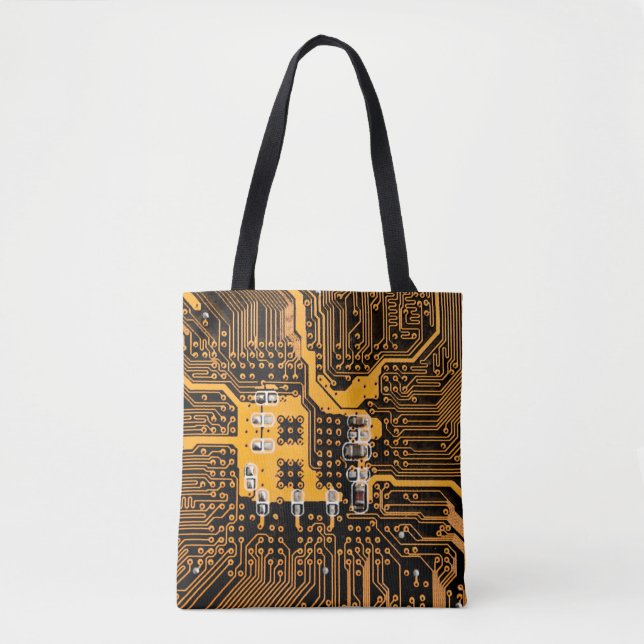 Microschema texture illustrationchip,micro,backgro tote bag (Front)