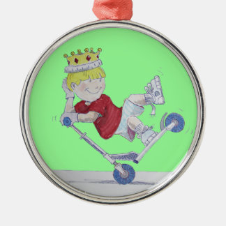 Microscooter Christmas Tree Ornament Cartoon