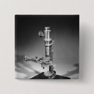 Microscope 2 Inch Square Button