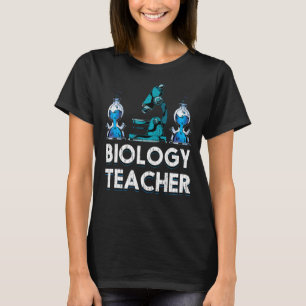 Microscope Biologist Science Lab Biology Teacher B T-Shirt