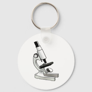 Microscope Science Keychain