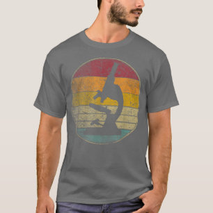 Microscope Science Scientist Gift Shirt Retro Styl