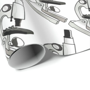 Microscope Wrapping Paper