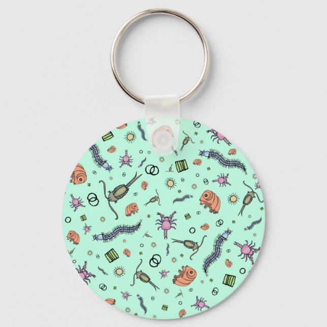 Microscopic animals keychain (Front)