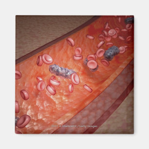 Microscopic rendering of a blood infection magnet