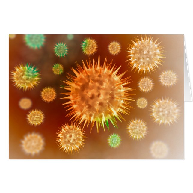 Microscopic View Of Cancer Cells (Front Horizontal)