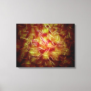 Microscopic View Of Sperm Canvas Print