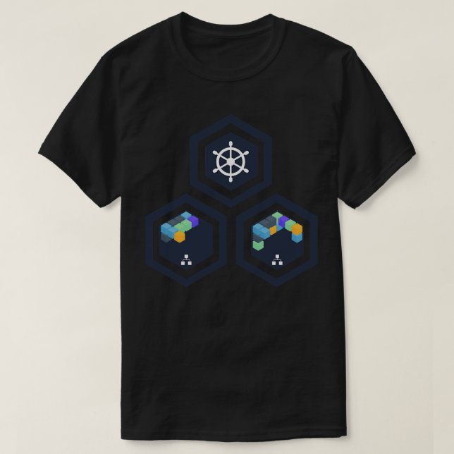 Microservices Kubernetes Cluster Control Plane Nod T-Shirt (Design Front)