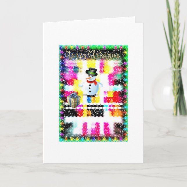 Microsoft étiquettent la 2D carte de Noël (Devant)