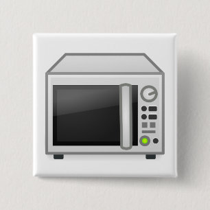 Microwave 2 Inch Square Button