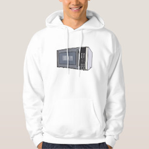 Microwave cartoon illustration hoodie