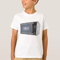Microwave cartoon illustration