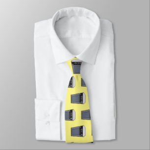 Microwave cartoon illustration tie
