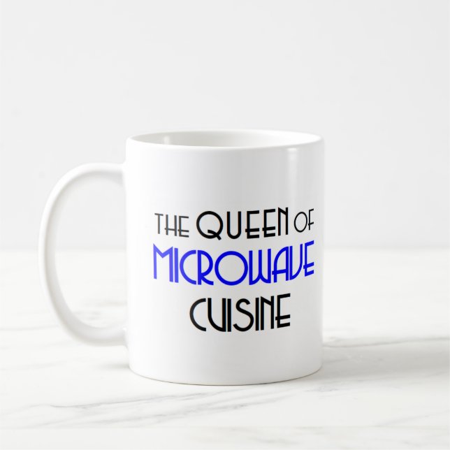 microwave cooking queen coffee mug (Left)