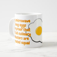 Microwave Eggs Mug with Funny Quote (Egg Omelette)