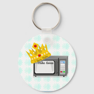 Microwave is King Keychain