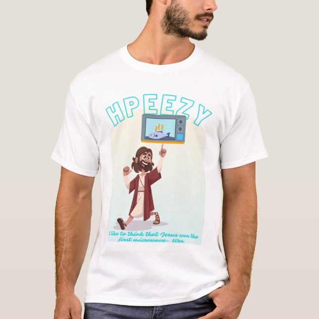 Microwave Jesus T-Shirt (Front)