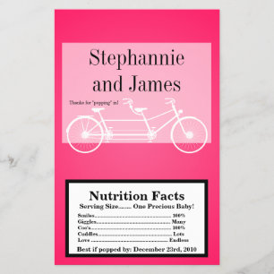 Microwave Popcorn Wrapper Hot Pink Double Bike